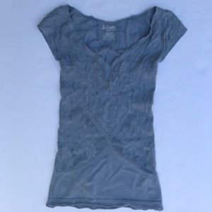 Free People nylon shirt